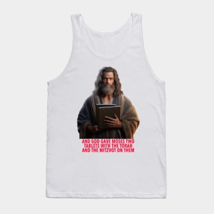 Moses Holding Two Tablets Tank Top